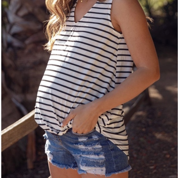 Maternity Shorts Distress Wash Denim Ripped Jean Shorts Size 2 / 26 - Picture 12 of 12